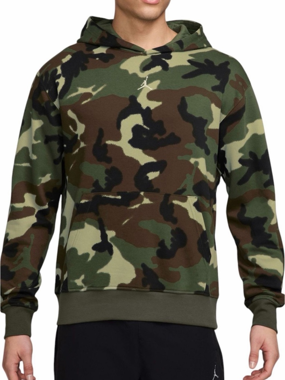 Nike Air Jordan MVP Camo Hoodie Fleece  FV7434-380 Men's Size Large NWT